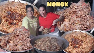 20 PESOS na MONOK ng MONOK QUEEN ng TONDO MANILA | THE LEGENDARY MONOK STREET FOOD