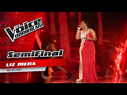 Liz Mena – "Girl On Fire" | Semi-Final | The Voice Dominicana 2021