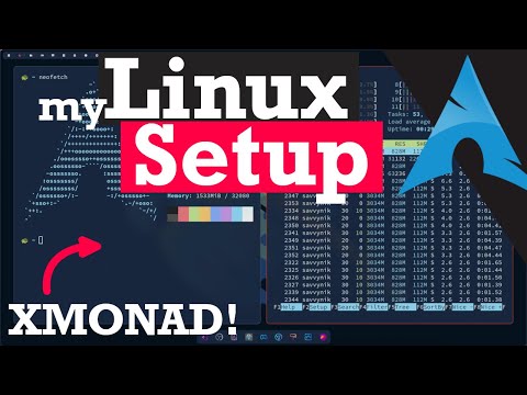 Arch Linux with XMonad - A Stunning Desktop Experience! - My Linux Daily Driver Update!