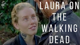 Lindsley Register as Laura on THE WALKING DEAD video