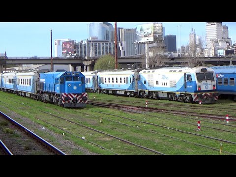 CNR CKD8H0001 y EMD GT22 A909 en Cochera Retiro