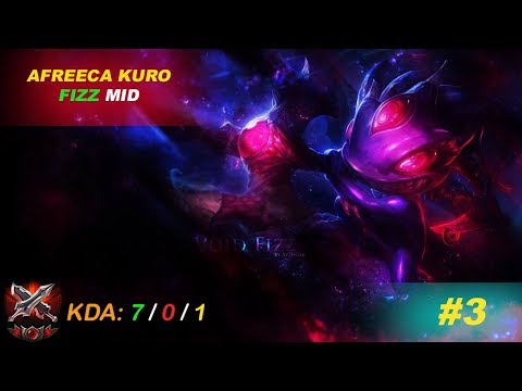 LOL Highlights - Afreeca Kuro Fizz Mid -  KDA 7-0-1