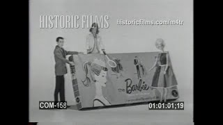 1963 Vintage BARBIE Queen of the Prom board game commercial