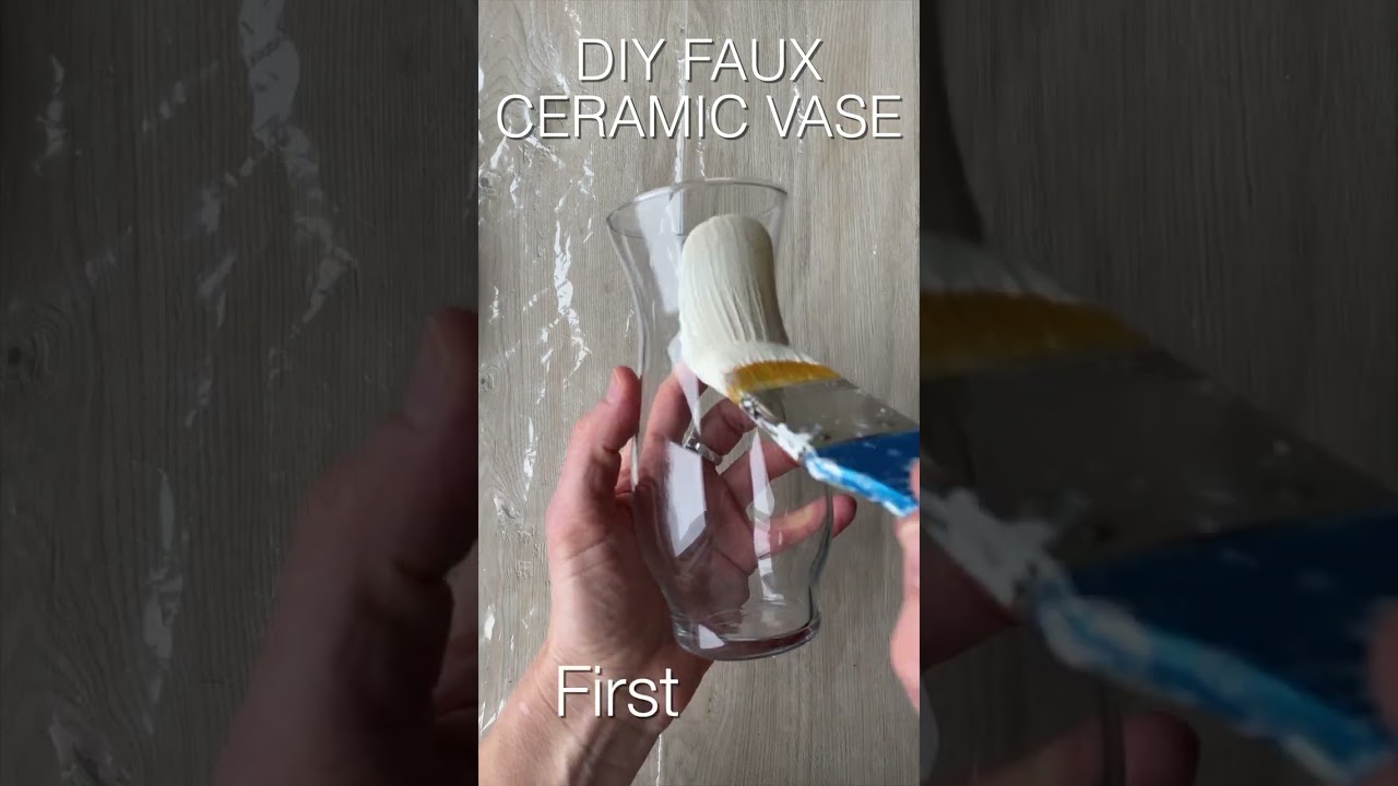 DIY Faux Ceramic Vase
