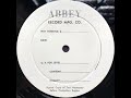 Willis Jackson / Abbey test press for MVLP 17 A