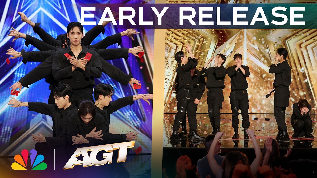 Early Release: Hundred Fingers Earns Howie Mandel's Golden Buzzer! | Auditions | AGT 2026