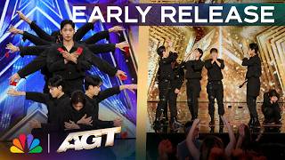 Early Release: Hundred Fingers Earns Howie Mandel's Golden Buzzer! | Auditions | AGT 2026 thumbnail