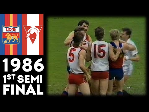 1986 VFL 1st Semi Final - Sydney Vs Fitzroy (Extended Highlights)