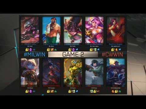 CW vs MIL Highlights Game 2 - Copenhagen Wolves vs Millenium - 2016 EU Challenger Spring