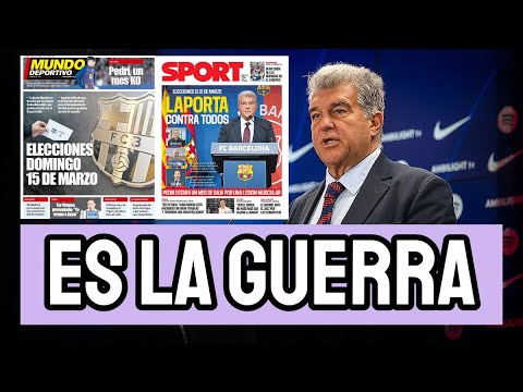 GUERRA EN BARCELONA: OPOSICIÓN ATACA A LAPORTA POR LA FECHA DE ELECCIONES | SÁBADO CLAVE REAL MADRID