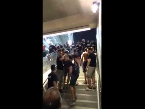 Incidente intre suporterii Steaua-Dinamo la meciul Ungaria-Romania