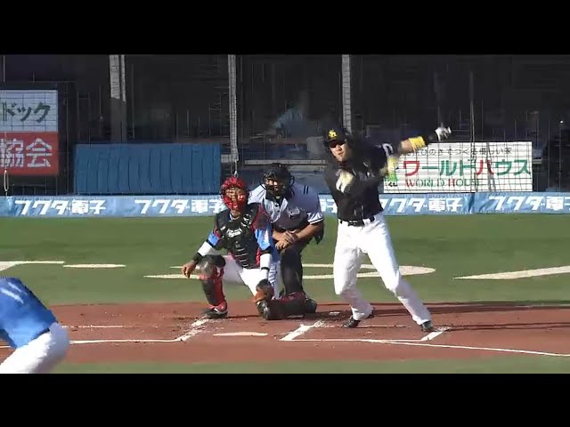 【1回表】フォークに上手く合わせた!! ホークス・内川先制タイムリー 2015/8/9 M-H
