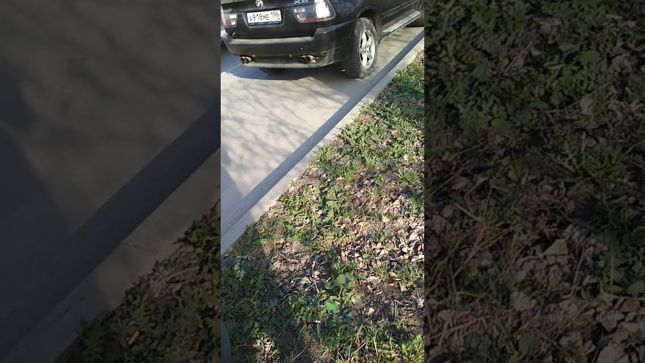 Водитель BMW X5 объезжая пробку по тротуару, переехал и ударил велосипедиста
