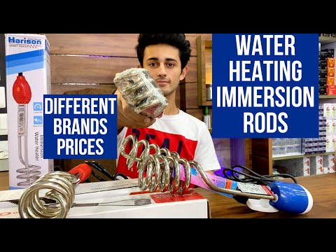 Immersion rod water heater