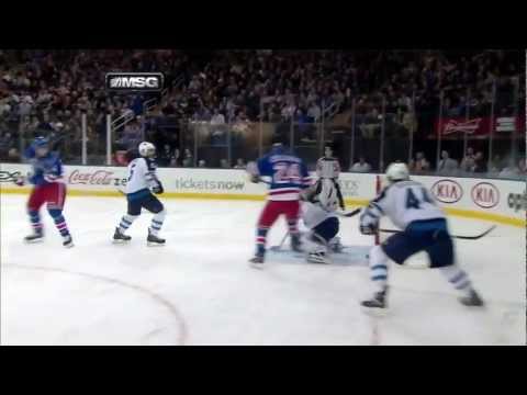 Ryan Callahan Goal Against Winnipeg Jets 2/26/13