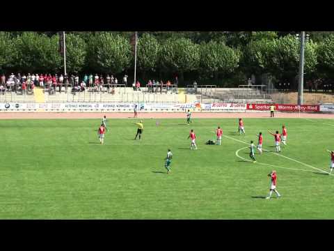 Höhepunkte VfR Wormatia Worms - FC 08 Homburg (3. Spieltag Saison 2013/14)