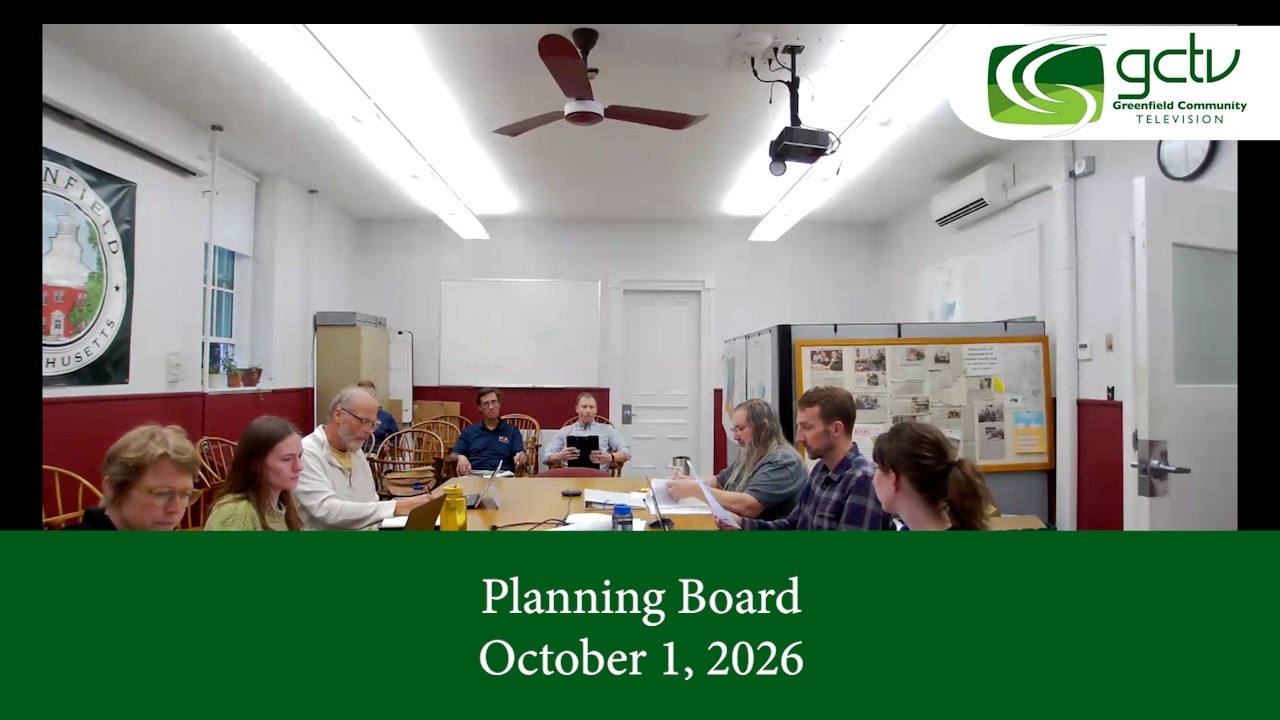 From the Planning Board