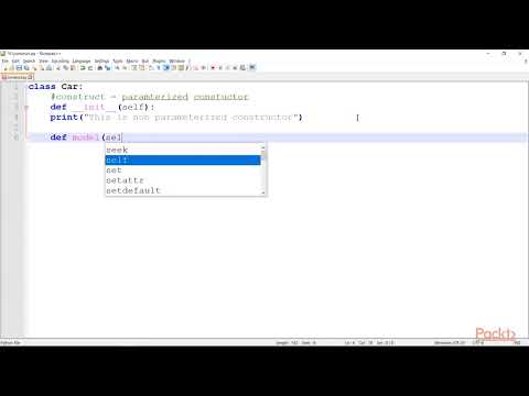 Getting Started with Object Oriented Programming in Python 3 Working with Constructors|packtpub com