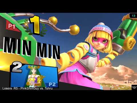 Shuck3y's Showdown SSBU PinkShirtGuy (Min Min) vs. Tohru (Palutena) Losers R5