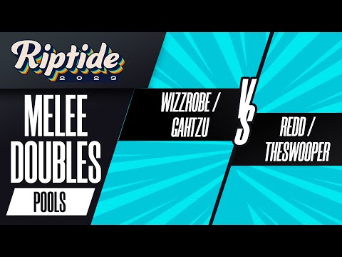 Wizzrobe / Gahtzu vs Redd / TheSWOOPER - Melee Doubles Pools - Riptide 2023