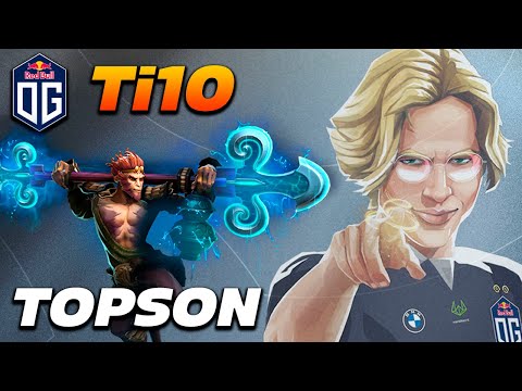 Topson Monkey King - OG vs Thunder Predator - Dota 2 The International 10