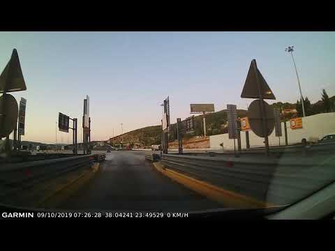 DRIVE #827: Athens (Atena)-Corinth (Korint) (Greece) (timelapse 4x) *Read Description*