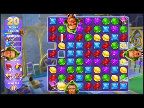 Wonka's World of Candy Level 773 - NO BOOSTERS + FULL STORY 🍫 | SKILLGAMING ✔️