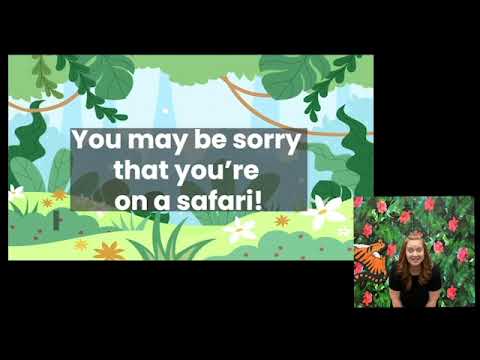 It's A Jungle Out There   Lyrics with Actions