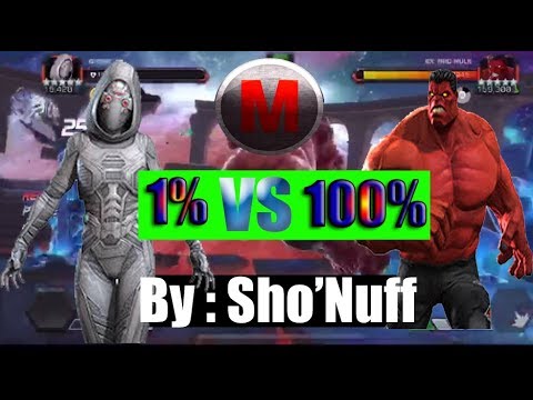 1% Ghost Solo Red Hulk LOL ! by: Sho'Nuff  - Marvel Contest of Champions