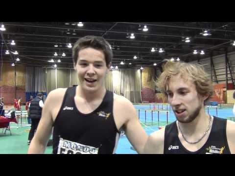 Entrevue Post-4x400m avec Les 2 M