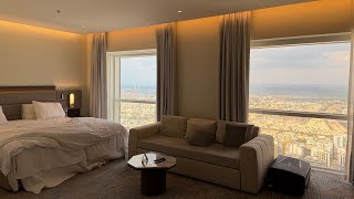 47th Floor Room Tour 😍 | Tower Plaza Hotel Dubai | Day & Night Views