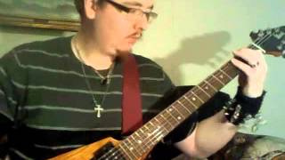 me showing you HOW TO PLAY 'LUNCHBOX' by MARILYN MANSON on GUITAR EASY TUTORIAL