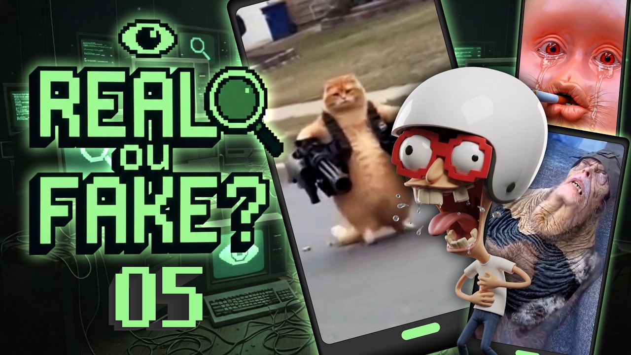 Real ou Fake 5  🕵️‍♂️🔍 ! ANALISANDO OS VÍDEOS MAIS BIZARROS DA INTERNET #realoufake