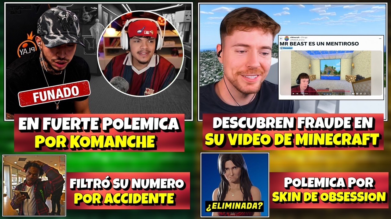 WESTCOL EN SU PEOR FUNA por KOMANCHE | DESCUBREN que MrBEAST HIZO FRAUDE EN VIDEO | SPEED FILTRADO