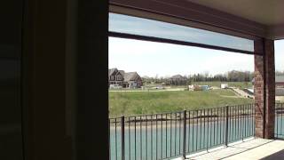 FlyAway Motorized Screen Porch inside looking out