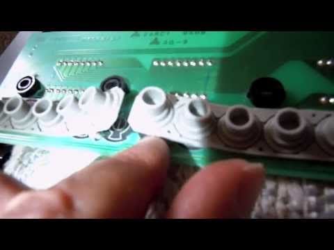Kawai K3 Synthesizer Membrane Switch Construction