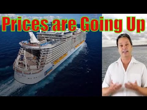 Prices go up for cruise extras -  your paying more for your cruise