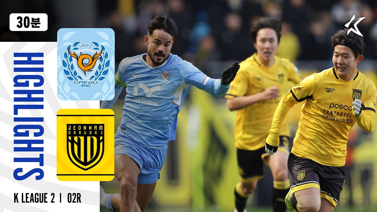 Daegu vs Jeonnam Dragons Highlights