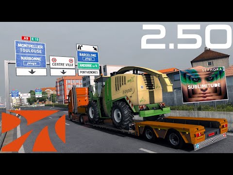 ETS2 [GR] ProMods 2.50 Ciudad Real-Valencia-Vinaros-Barcelona-La Jonquera-Perpignan-Narbonne 3/3