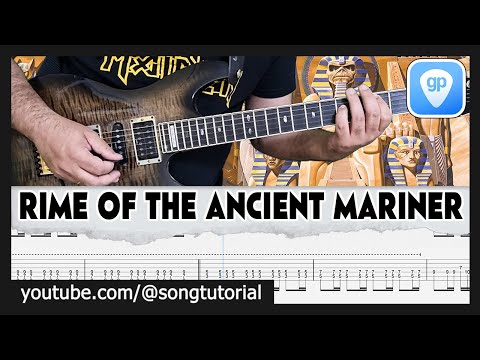 Iron Maiden | Rime of the Ancient Mariner | TAB | Guitar Cover | Lesson