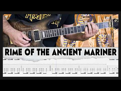 Iron Maiden | Rime of the Ancient Mariner | TAB | Guitar Cover | Lesson