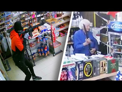 World's Worst Robber Gets Quickly Foiled By This 80-Year-Old Liquor Store Owner