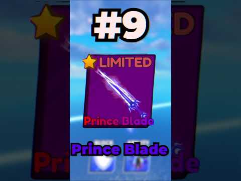 ❗TOP 10 BEST SWORDS IN BLADE BALL❗ #bladeball #roblox #shorts #showcase #top10 #ranking #fyp #fypシ