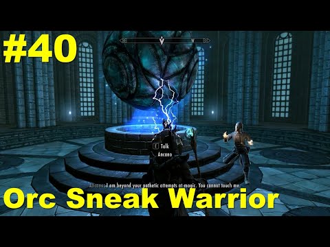 Skyrim Orc One handed Sneak Warrior on Legendary Difficulty - 40