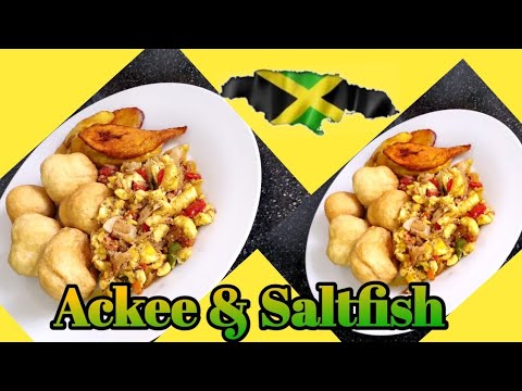 Jamaica's National Dish Ackee and Saltfish Recipe//How to Cook Ackee & Saltfish//Jamaican Breakfast