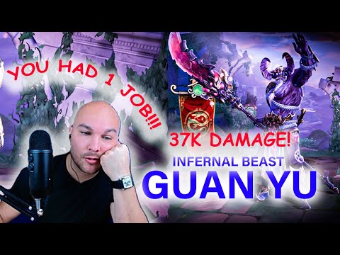 Heaviest "TEAM" in the history of SMITE? xD /SMITE GUAN YU / JOUST 3v3 GAMEPLAY