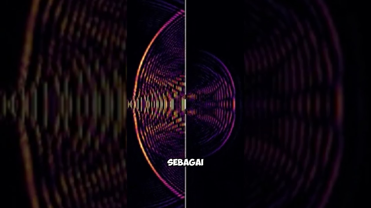 Misteri Gelombang dan Partikel Terbongkar! Eksperimen Double Slit yang Bikin Otak Meledak! #shorts