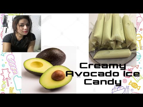 How to make Creamy Avocado Ice Candy