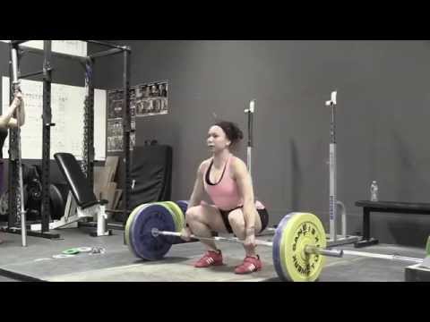 Alyssa Sulay Cleans on the Minute up to 91 kg