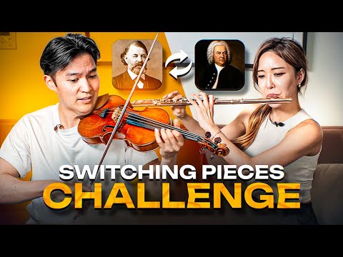 Violin VS Flute [Switching Repertoire CHALLENGE] 😱 ft. Ray Chen
